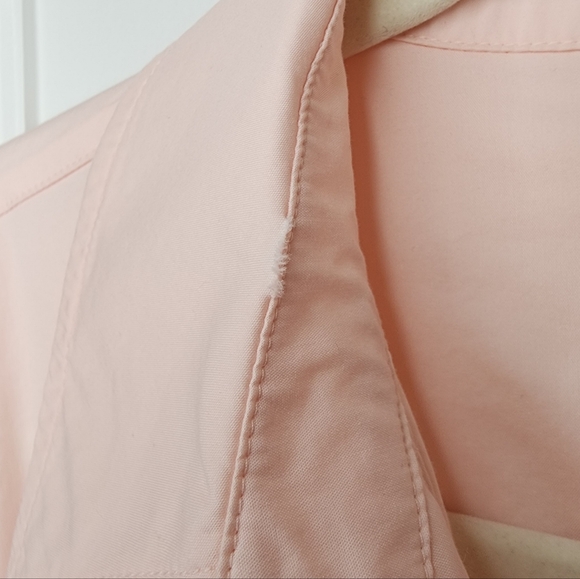 Ralph Lauren Pink Belted Cotton-Blend Tiered Dress | Size 8 - Picture 4 of 11